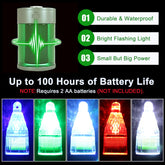 SILANON Deep Drop LED Fishing Light 4.7 inch blue color underwater lure